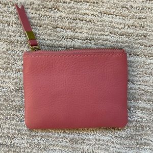 Madewell leather pocket pouch wallet NWT